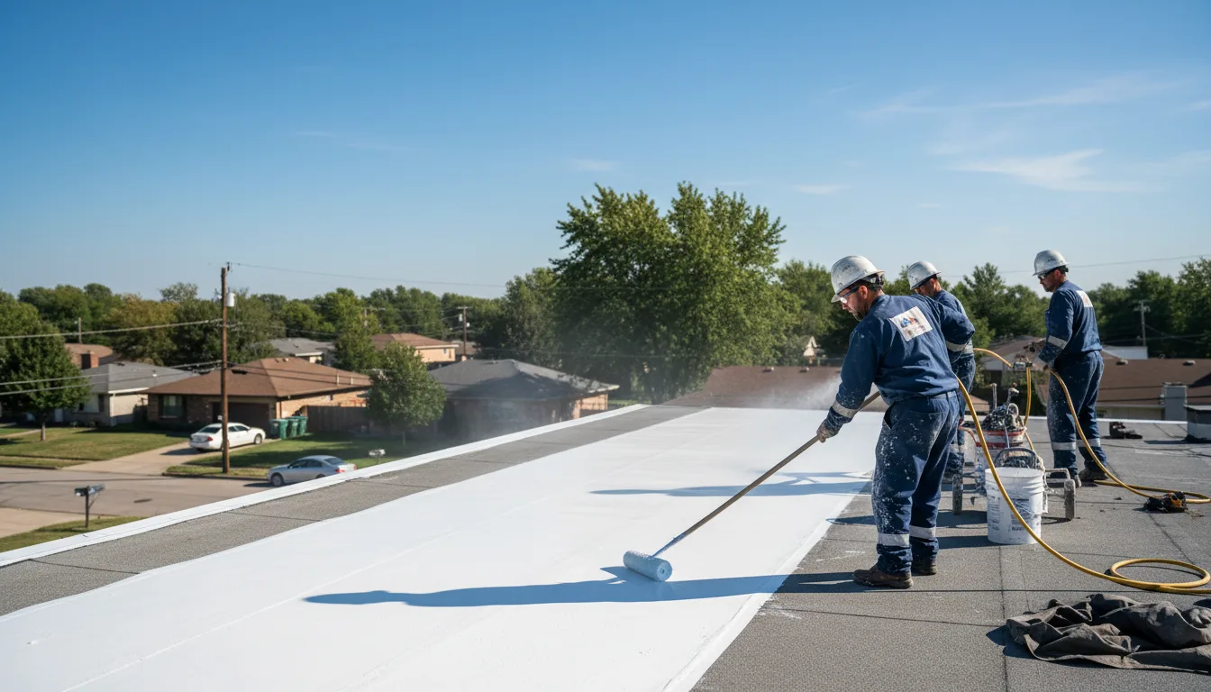 Commercial roof coating in Shellsburg, IA near me